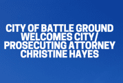 City of Battle Ground welcomes City/Prosecuting Attorney Christine Hayes