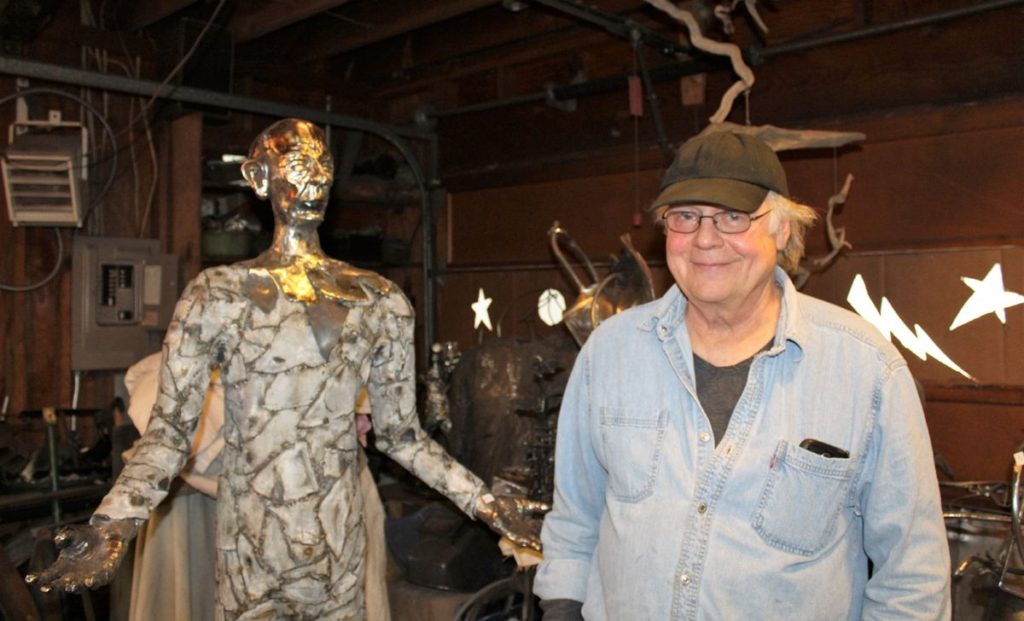 Vancouver artist David Mylin is one of 50 artists participating in this year’s Clark County Open Studios Tour. Mylin creates human figures using welded mild steel. His sculptures can be viewed today, Sun., Nov. 13, until 5 p.m., at Mylin’s Vancouver-based art studio as part of the free, self-guided art studio tour.