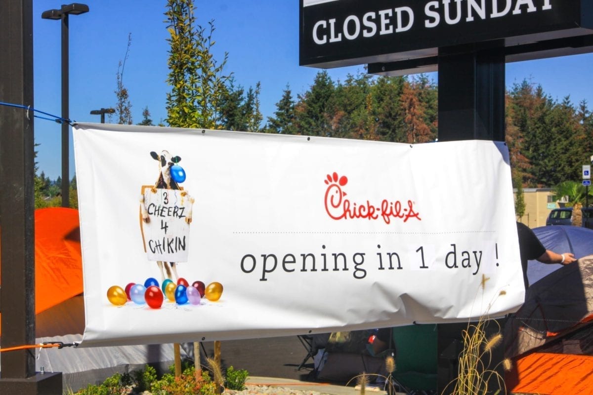 Chick-Fil-A opens in Vancouver