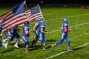 La Center finished the high school football regular season with a 40-20 win over Castle Rock Friday in a Trico League game at La Center High School