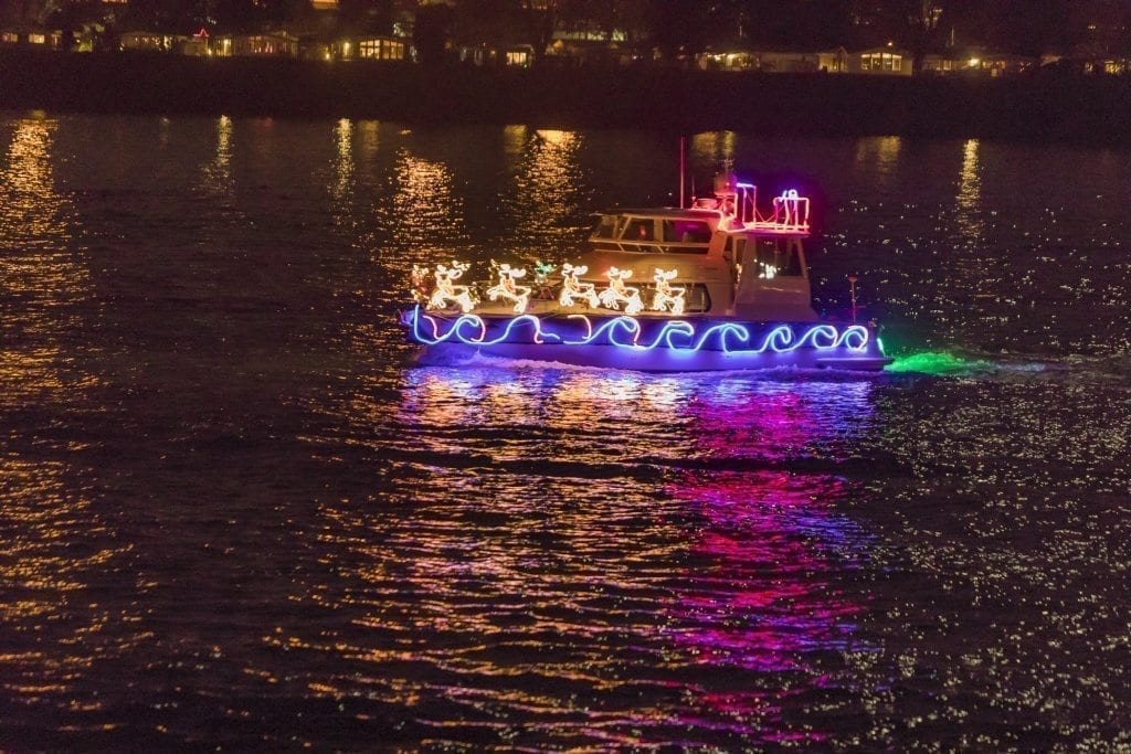There are seven new ships in this year's annual Christmas Ships Parade. Photo by Mike Schultz