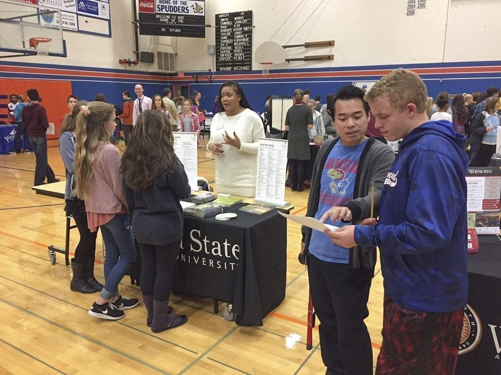 View Ridge middle schoolers attended Ridgefield High School’s annual Fall College Fair