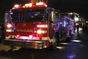 Washougal’s annual Christmas parade lights up the night