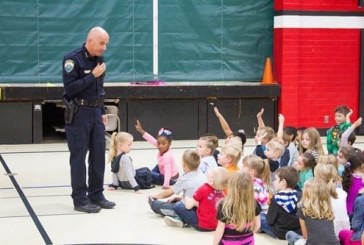 Police, firefighters visit Woodland Primary School