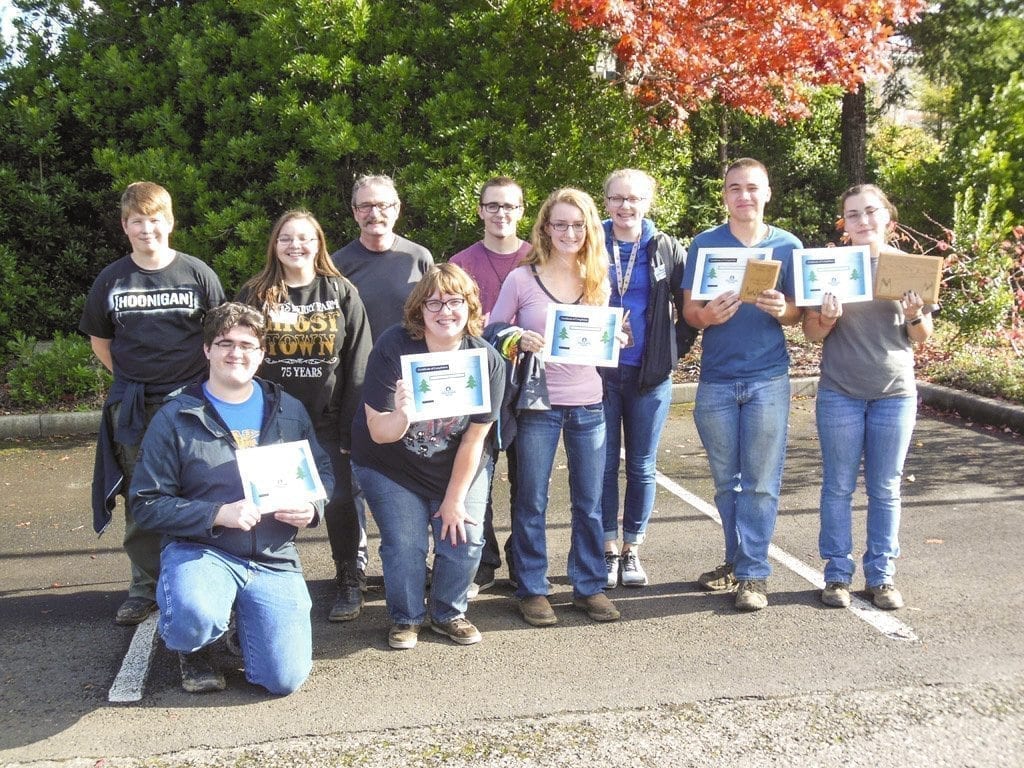 Students from all across Washington competed in the eighth annual event at the Grays Harbor College forest located at the Satsop Business Park