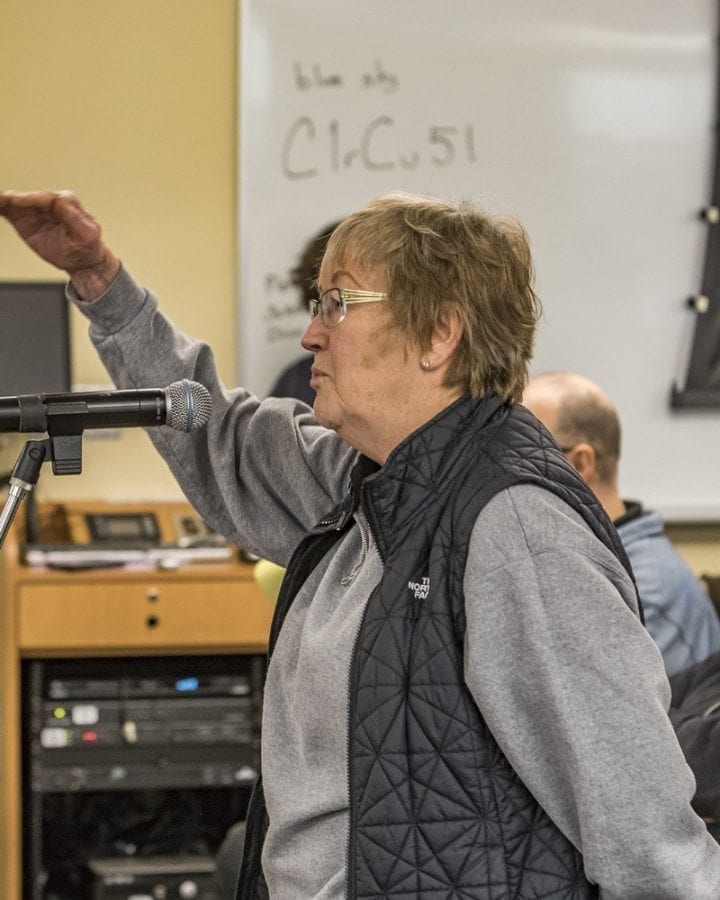 Reps. Liz Pike and Vicki Kraft held a Transportation Solutions Legislative Town Hall Saturday morning at Clark College’s east campus. A standing room only crowd heard from transportation experts and also had a chance to share their thoughts with the lawmakers.