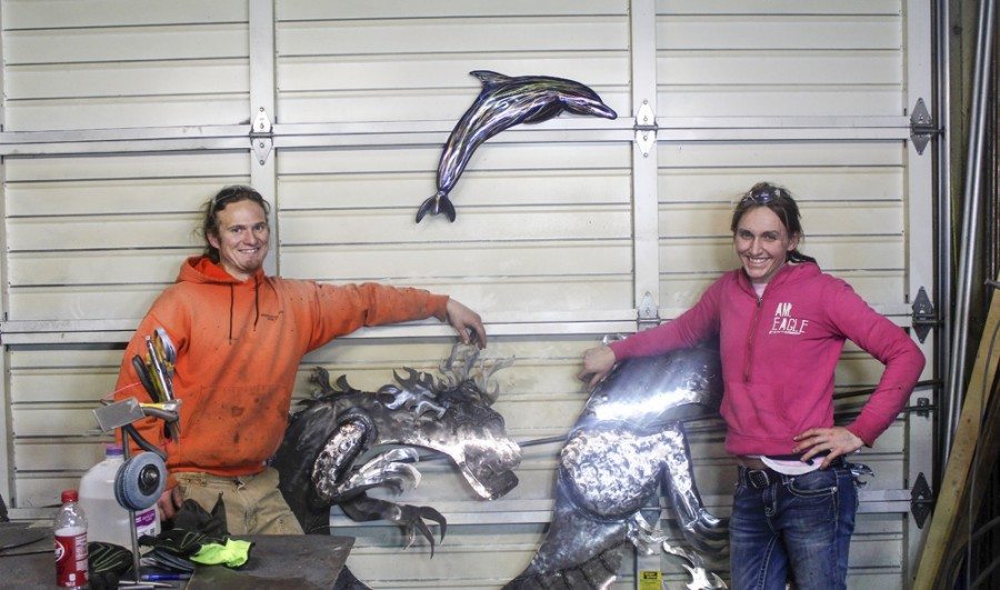 Jennifer Strassel and Gabe Myall both worked at a shipyard in Ketchikan, Alaska, before deciding to take their talents to a new place and new craft