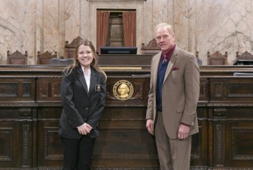 Rep. Paul Harris sponsors Prairie High School student as page in the state House of Representatives