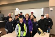 New Rotary Club completes first Ridgefield service task