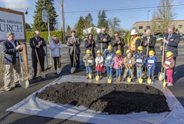 Battle Ground community members, city officials gather for South Parkway project groundbreaking ceremony