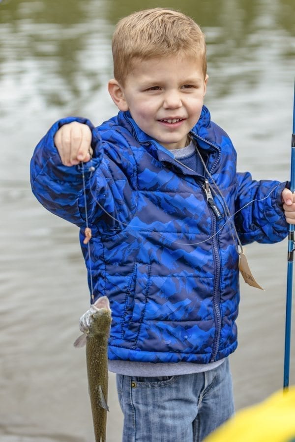 Weather doesn't deter children from annual Klineline Kids Fishing event