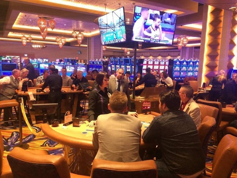 Prior to the opening of its doors to the public on Monday, members of the media got a sneak peek of the ilani Casino on Saturday night. Photo by Mike Schultz