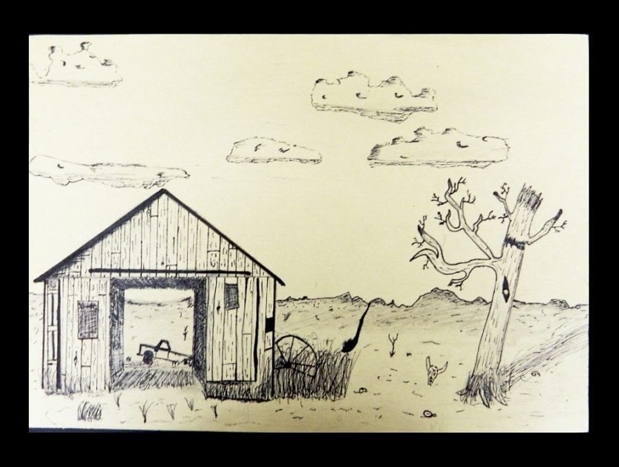 Daybreak Middle School 8th grader Henry Cameron's artwork is shown here. Photo courtesy of Battle Ground School District