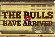The bulls arrive for the Vancouver Rodeo