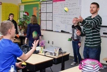Woodland Middle School students develop life skills by learning to juggle