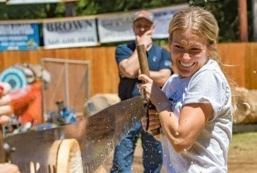 Logging competition at Territorial Days offers unique community competition