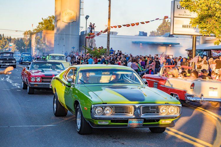 The 5th annual Harvest Nights Cruise In was held Friday. The event was one of the most popular elements of the annual Battle Ground Harvest Days Celebration. Photo by Mike Schultz