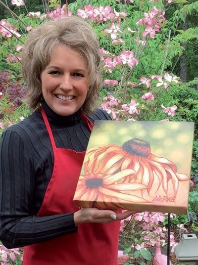 Camas resident Liz Pike has artwork being displayed for show and sale at three separate events in the Camas-Washougal area this month. Photo courtesy of LizPike.Art