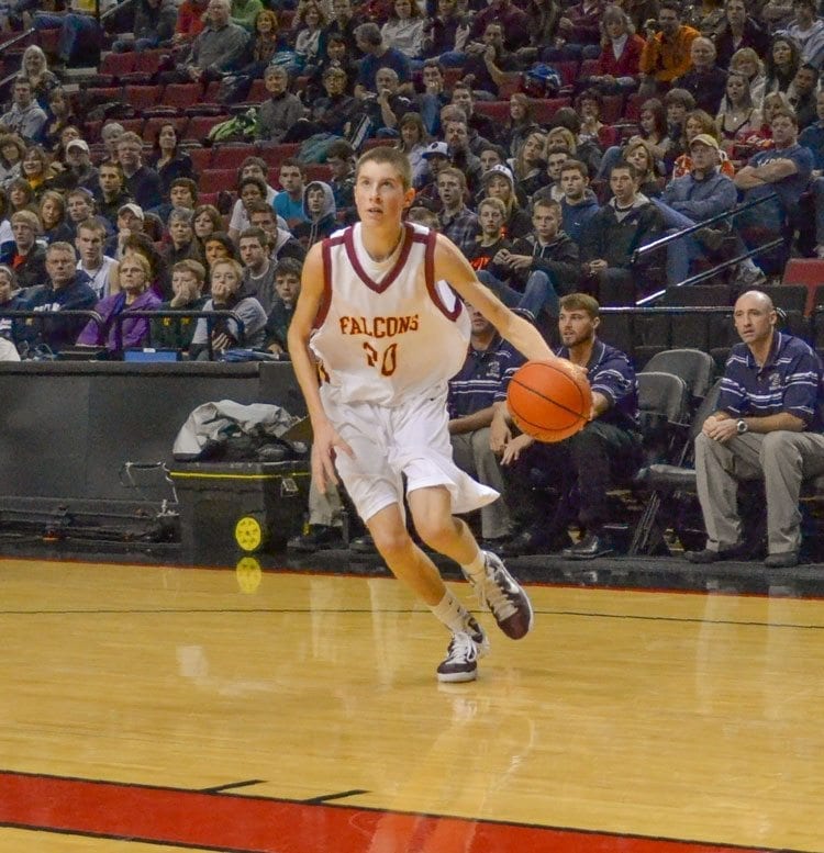 Grant Sitton has alway been tall but was rail thin when he played for Prairie High School. Now at 6-foot-9, he shined at the University of Victoria in Canada and is planning to play pro ball in Europe. Photo courtesy of Sitton family
