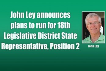 John Ley announces plans to run for 18th Legislative District State Representative, Position 2