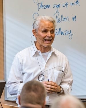 Vancouver resident Bill Wagner has participated in several transportation projects in the area. On Saturday, he said that “ninety-eight percent of people realize we need additional corridors and they view the I-5 bridge as an additional step.’’ Photo by Mike Schultz