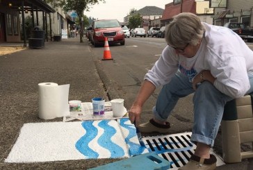 Battle Ground artists create art around storm drains in their city