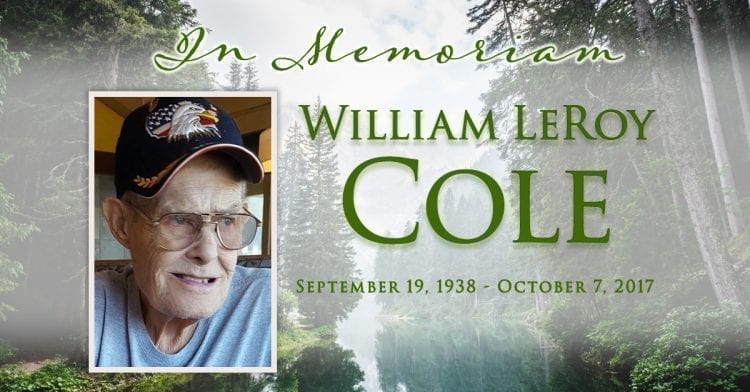 In Memory of William LeRoy Cole