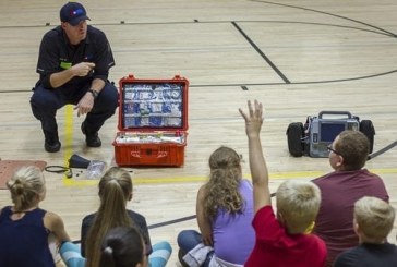 Woodland Middle School partners with local paramedics to teach students emergency preparedness