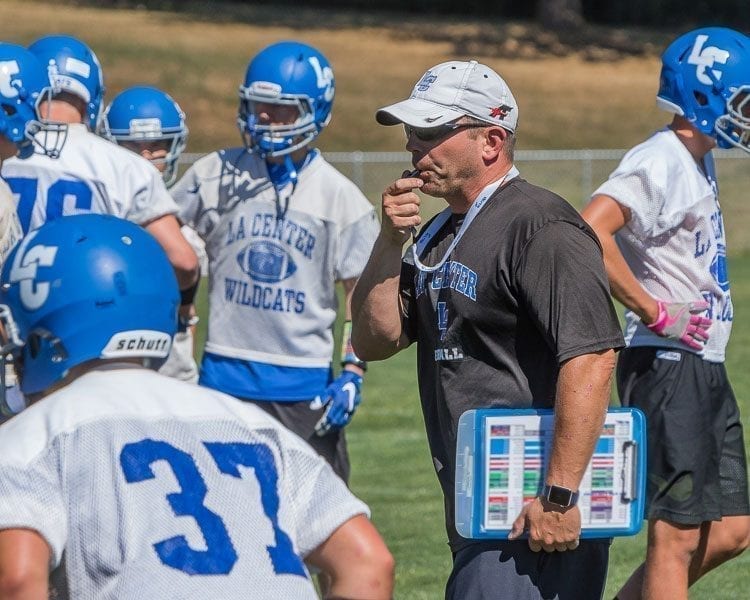 La Center coach John Lambert has his Wildcats back in the Class 1A playoffs. The Wildcats have only lost one Trico League game in the past seven years. Photo by Mike Schultz