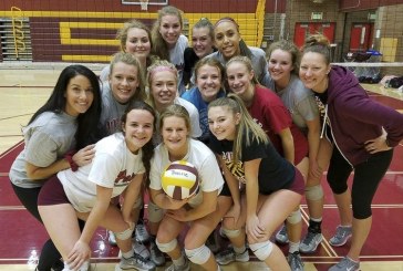 A friendly connection on the court