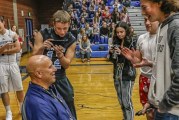Hockinson coach Rick Steele honors a deal with player