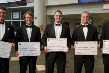 Eight earn scholar-athlete scholarships at football foundation banquet