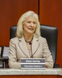Clark County Councilor Eileen Quiring said that pharmaceutical companies were pushing the use of opioid medications even though they knew the harms, and that the companies responsible for the drug problem need to be held accountable. File photo by Mike Schultz