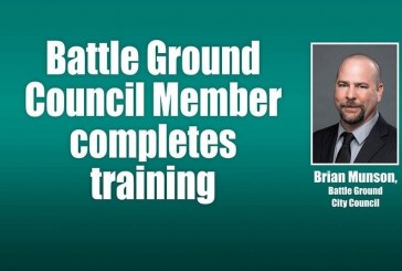 Battle Ground Council Member completes training