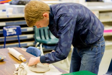 Woodland's middle school students get the opportunity to get their hands dirty while making beautiful artwork by participating in an after-school Pottery Club