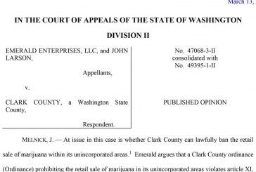 Hazel Dell pot shop loses Appeals Court case