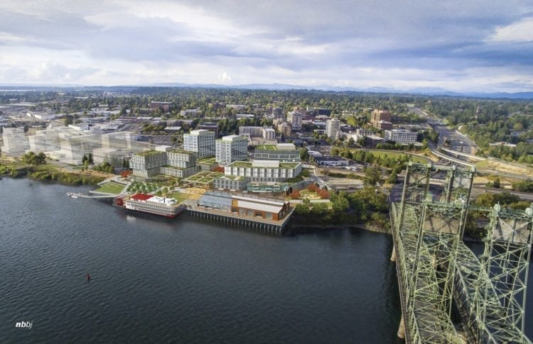 This concept shows what the Vancouver Waterfront should look like once it’s finished. Photo courtesy Port of Vancouver