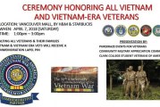 Vietnam and Vietnam Era veterans to be celebrated Saturday at Vancouver Mall