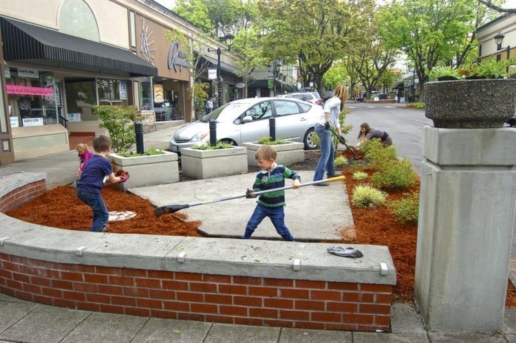 The Downtown Camas Association and friends plan to make the downtown area sparkle with the help of volunteers on April 22, just in time for Earth Day. Photo courtesy of Downtown Camas Association