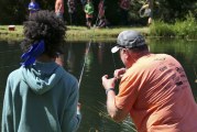 Fatherless children get to enjoy outdoor fun at Trout Camp 2018