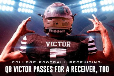 College football recruiting: QB Victor passes for a receiver, too