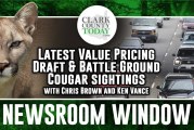 Newsroom Window: Latest Value Pricing Draft & Battle Ground Cougar sightings