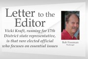 Letter: Vicki Kraft ‘is that rare elected official’