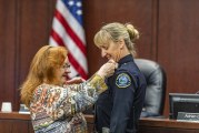 Battle Ground officer adds another first to her resume