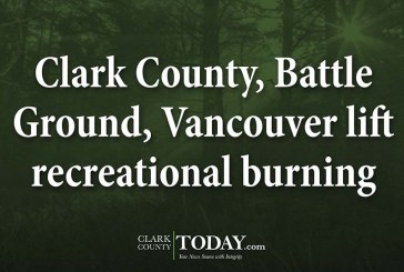 Clark County, Battle Ground, Vancouver lift recreational burning bans