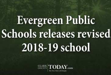 Evergreen Public Schools releases revised 2018-19 school calendar