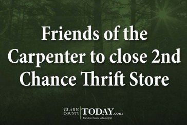 Friends of the Carpenter to close 2nd Chance Thrift Store