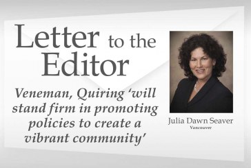 Letter: Veneman, Quiring ‘will stand firm in promoting policies to create a vibrant community’