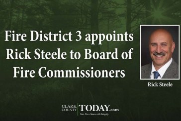 Fire District 3 appoints Rick Steele to Board of Fire Commissioners