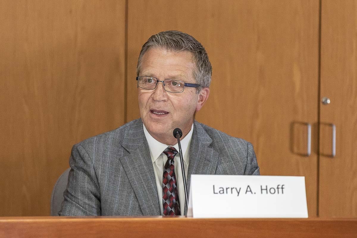 Credit Union CEO Larry Hoff wants to become the next Republican to represent Washington’s 18th Legislative District, position 2. Photo by Mike Schultz